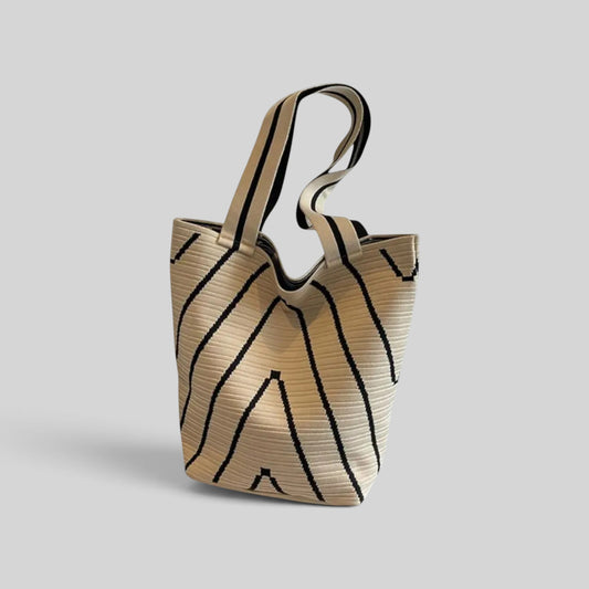The Modernist Knit Bucket Tote