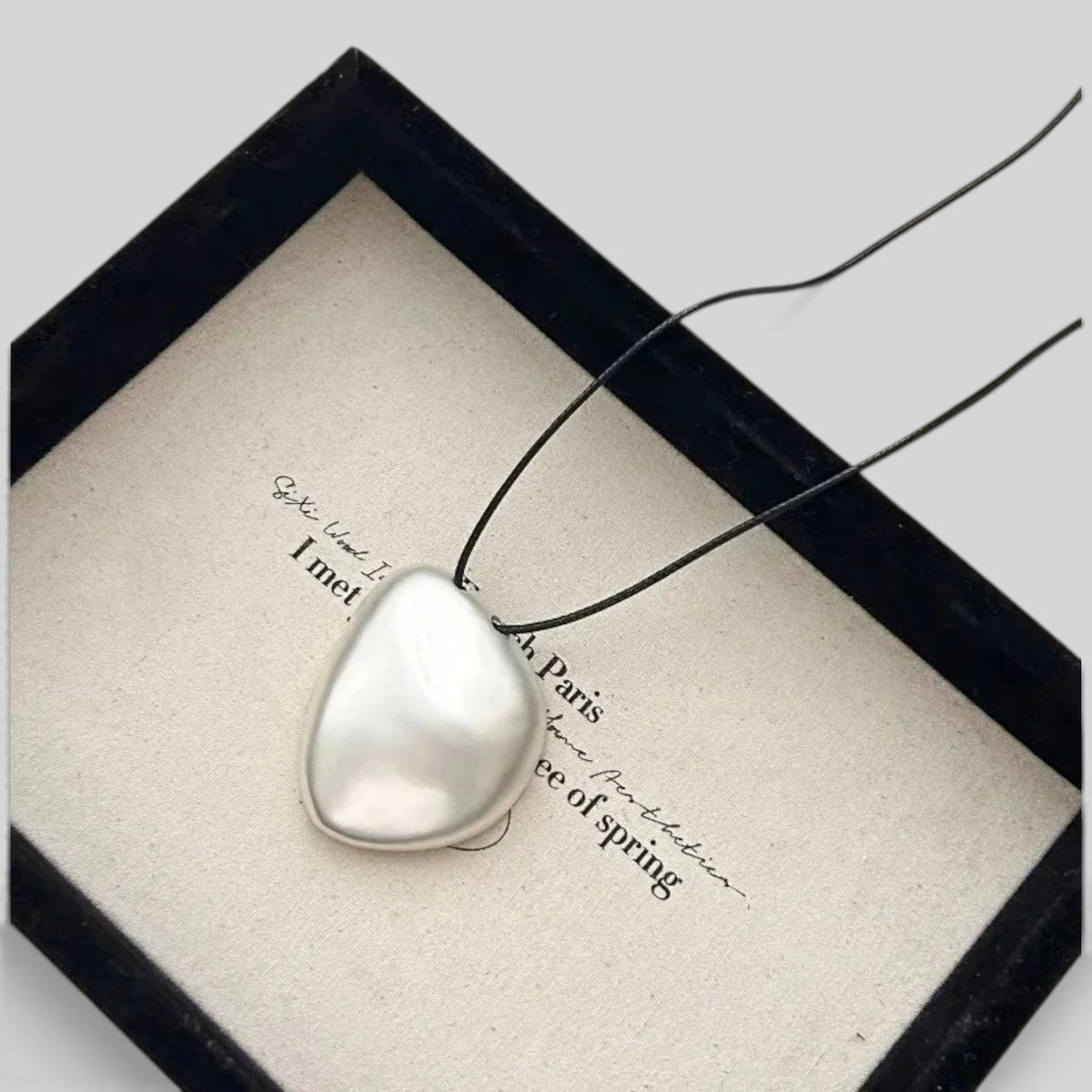 The Sculptural Irregular Pendant Necklace