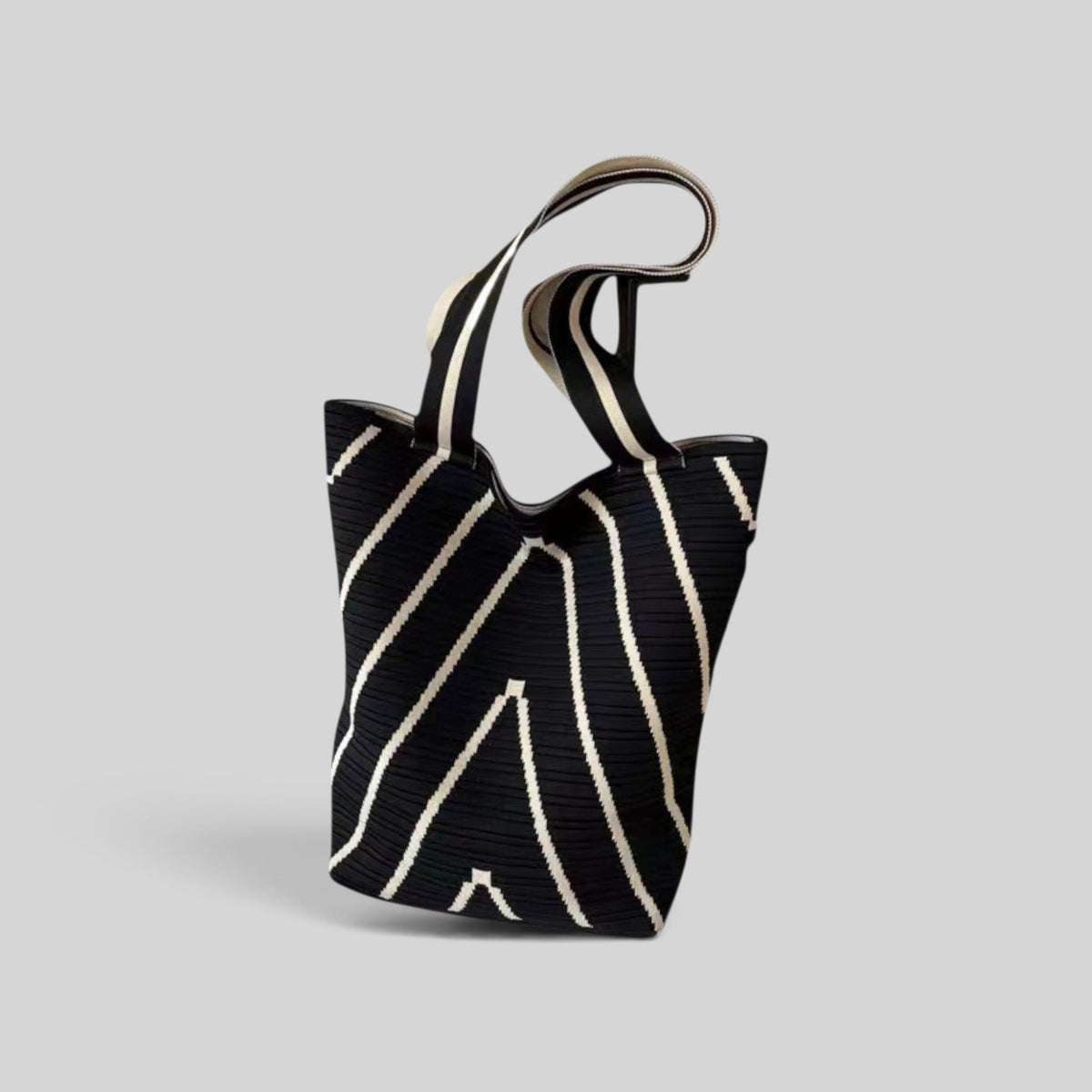 The Modernist Knit Bucket Tote