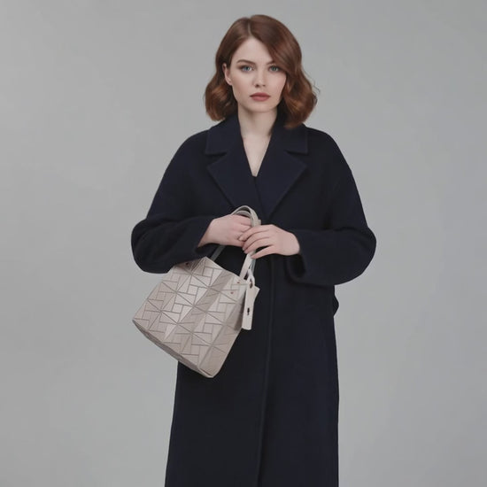 The Geometric Prism Folded Bag