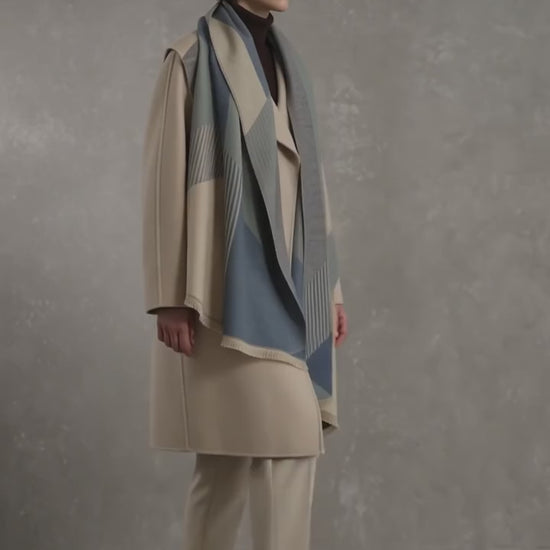 The Modernist-Inspired Cashmere-Touch Scarf